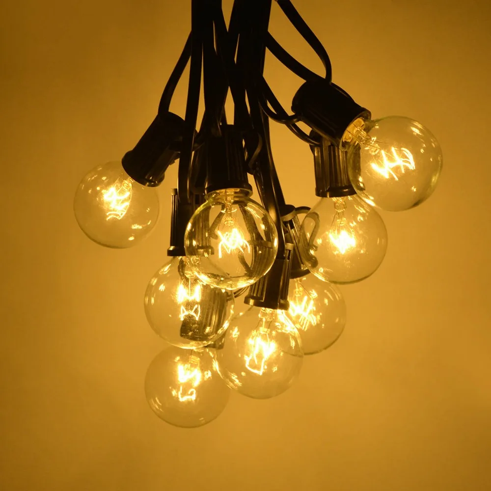 LED Garland Balls Holiday String Lights 7.6m G40 Festoon Light Bulbs For Garden Party Backyard Decoration Light Outdoor Lamp
LED Garland Balls Holiday String Lights 7.6m G40 Festoon Light Bulbs For Garden Party Backyard Decoration Light Outdoor Lamp