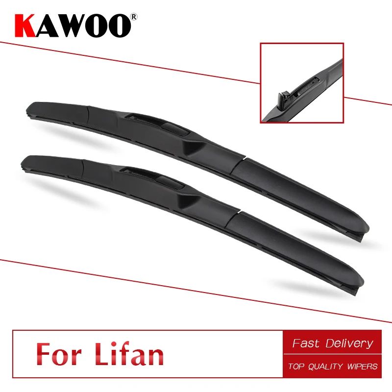 KAWOO For LIFAN 320 330 520 530 620 630 720 X50 X60 Auto Natural Rubber Windcreen Wipers Blades Fit All Year Fit U Hook Arm
KAWOO For LIFAN 320 330 520 530 620 630 720 X50 X60 Auto Natural Rubber Windcreen Wipers Blades Fit All Year Fit U Hook Arm