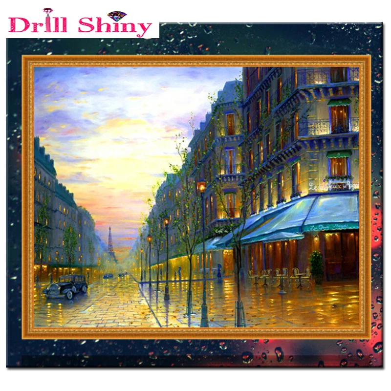 Diamond embroidery streets of Paris Diy Diamond painting square drill picture rhinestones Cross stitch Needlework
Diamond embroidery streets of Paris Diy Diamond painting square drill picture rhinestones Cross stitch Needlework
