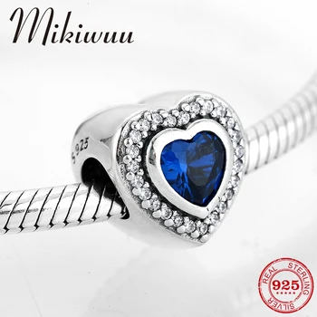 Hot 925 Sterling Silver DIY charming blue CZ heart fashion fine Beads Fit Original Pandora Charm Bracelet Jewelry making
Hot 925 Sterling Silver DIY charming blue CZ heart fashion fine Beads Fit Original Pandora Charm Bracelet Jewelry making