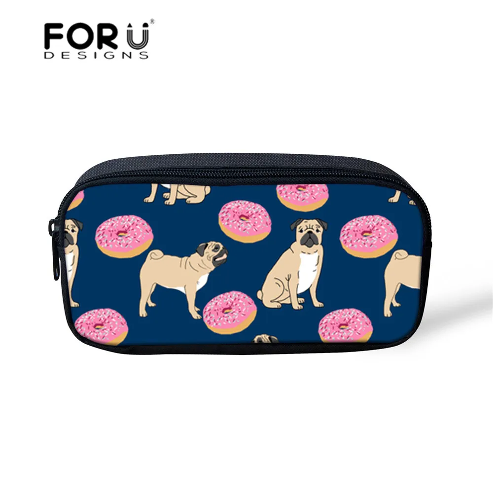 FORUDESIGNS Cosmetic Bag for Cosmetics Makeup Organizers Cute Pug Dog Printed Pencil Case for Children Students School Supplies
FORUDESIGNS Cosmetic Bag for Cosmetics Makeup Organizers Cute Pug Dog Printed Pencil Case for Children Students School Supplies