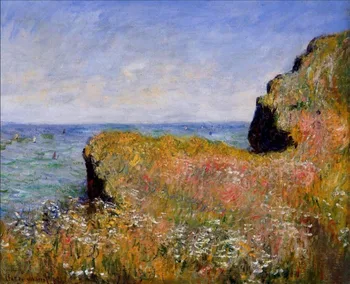 High quality Oil painting Canvas Reproductions Edge of the Cliff, Pourville (1882) by Claude Monet hand painted
High quality Oil painting Canvas Reproductions Edge of the Cliff, Pourville (1882) by Claude Monet hand painted