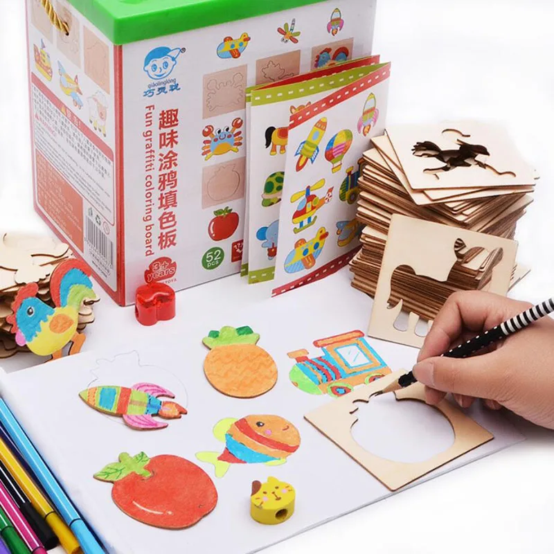 Baby Drawing Toys Painting Stencil Templates Coloring Board Children Creative Doodles Early Learning Education Toys For Kids
Baby Drawing Toys Painting Stencil Templates Coloring Board Children Creative Doodles Early Learning Education Toys For Kids