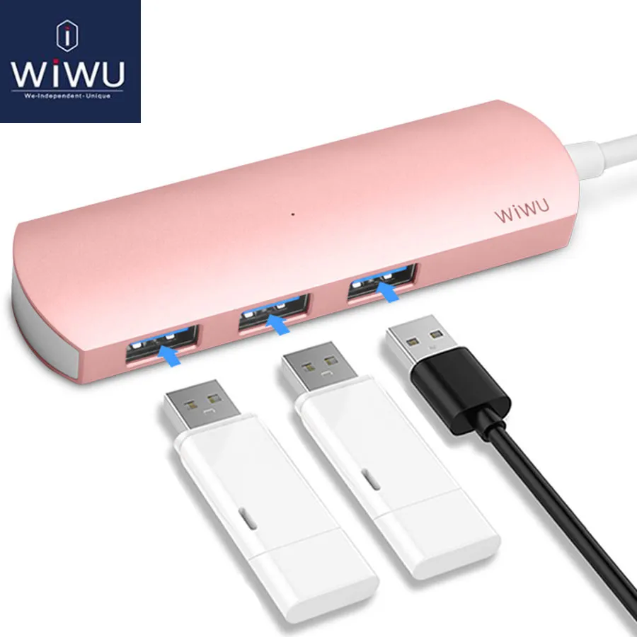 WIWU USB 3.0 for MacBook Pro Super Speed External 3 Port USB Adapter Interface for Macbook Air Laptop PC Computer Hubs 3.0
WIWU USB 3.0 for MacBook Pro Super Speed External 3 Port USB Adapter Interface for Macbook Air Laptop PC Computer Hubs 3.0