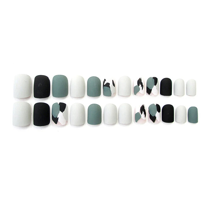 24pcs/set Nail Art Decals Matte Fake Nails With 2g Glue Full Cover Women False Nail Tips
24pcs/set Nail Art Decals Matte Fake Nails With 2g Glue Full Cover Women False Nail Tips