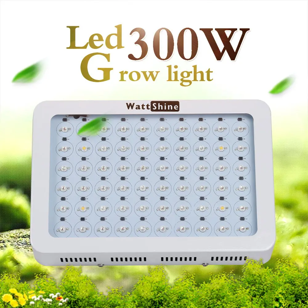 Dimmer 300W led grow light Double chips hydroponics lighting Full spectrum Herbs Flowers Medicine Veg Bloom Growth Greenhouse (6)