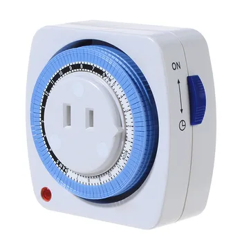 EU/US Plug 24 Hours Programmable Mechanical Mini Timer Switch Smart Countdown Switch Socket Aquarium Food Feeder Timer Socket
EU/US Plug 24 Hours Programmable Mechanical Mini Timer Switch Smart Countdown Switch Socket Aquarium Food Feeder Timer Socket