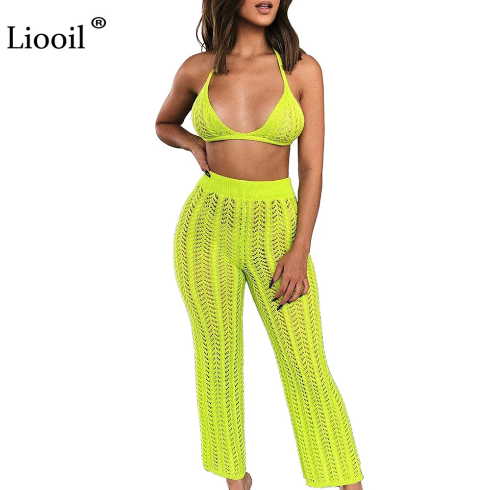 Liooil 2 Piece Set Hollow Out Sexy Jumpsuits For Women 2019 V Neck See Through Mesh Party Club Rompers Womens Jumpsuit Overalls
Liooil 2 Piece Set Hollow Out Sexy Jumpsuits For Women 2019 V Neck See Through Mesh Party Club Rompers Womens Jumpsuit Overalls