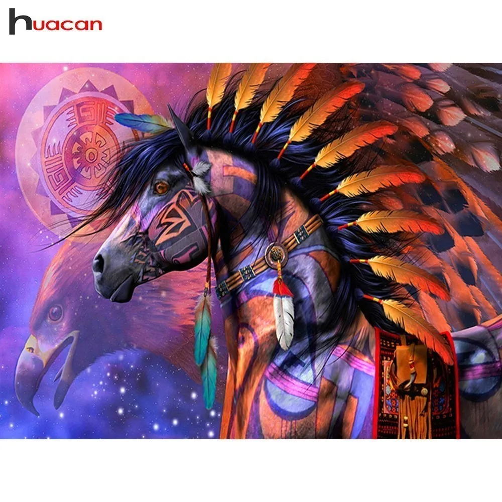 HUACAN 5D DIY Diamond Painting Animals Full Square/Round Drill Diamond Embroidery Horse Cross Stitch Mosaic Decoration Home
HUACAN 5D DIY Diamond Painting Animals Full Square/Round Drill Diamond Embroidery Horse Cross Stitch Mosaic Decoration Home
