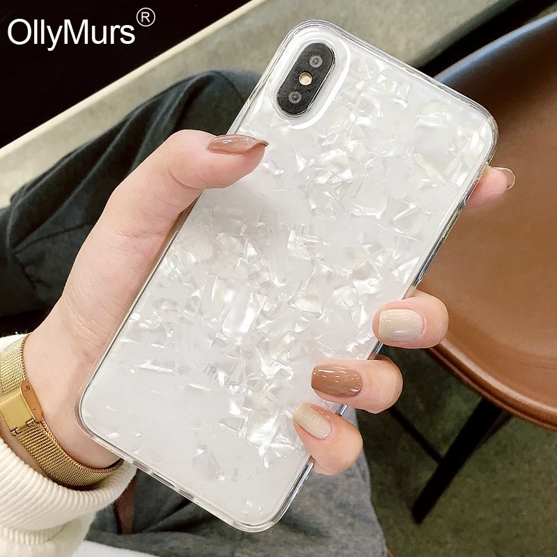 Glossy Marble Case For iphone X XS Max XR 6 7 8 Plus Cover For iPhone 6s Bling Conch Shell Epoxy Silicone Glitter Soft TPU Cover
Glossy Marble Case For iphone X XS Max XR 6 7 8 Plus Cover For iPhone 6s Bling Conch Shell Epoxy Silicone Glitter Soft TPU Cover