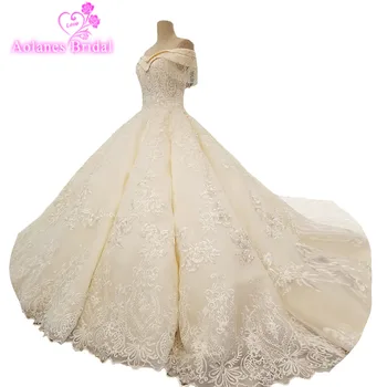 2018 Chamapgne Tulle Sleeveless Sweetheart Wedding Dress Long Train Lace Up Ball Gown Vestido De Noiva Wedding Gowns Real Photos
2018 Chamapgne Tulle Sleeveless Sweetheart Wedding Dress Long Train Lace Up Ball Gown Vestido De Noiva Wedding Gowns Real Photos
