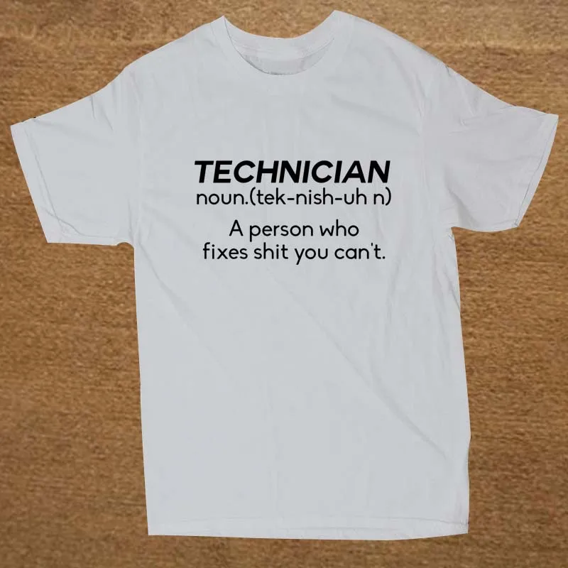 New Summer Style NOUN TECHNICIAN Funny Joke Rude BIRTHDAY Gift Computer Geek T-shirt T Shirt Men Casual Short Sleeve Top Tees
New Summer Style NOUN TECHNICIAN Funny Joke Rude BIRTHDAY Gift Computer Geek T-shirt T Shirt Men Casual Short Sleeve Top Tees