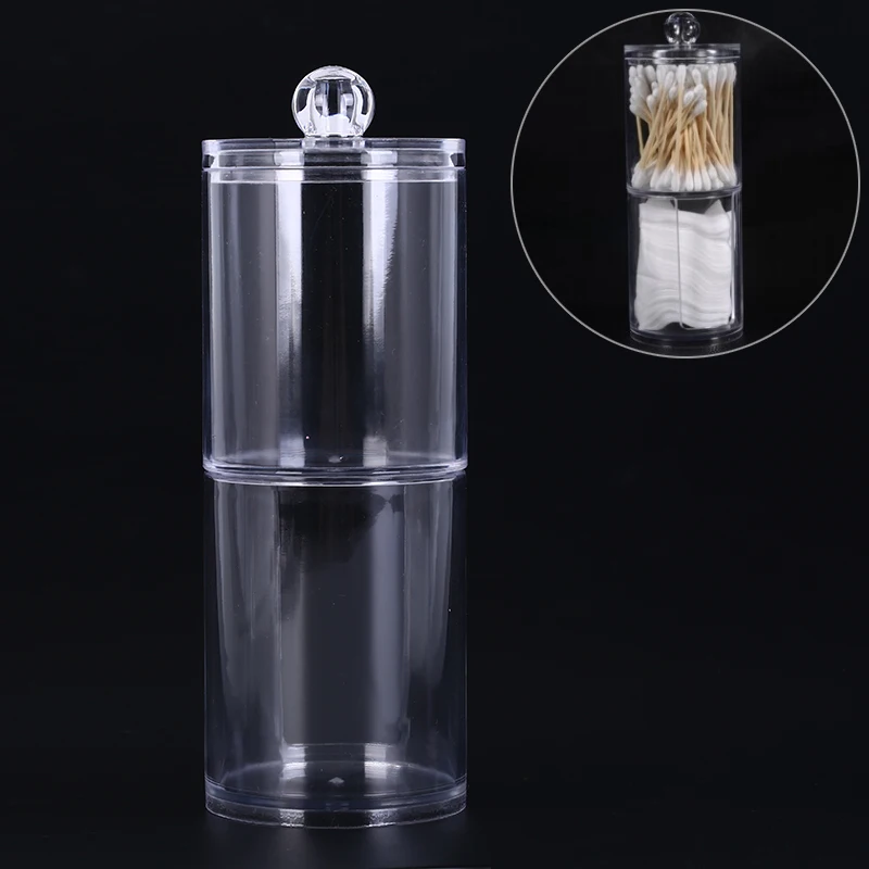 2018 New Two-layer Acrylic Cotton Swab Makeup Organizer Box Portable Round Container Storage Case Cotton & Pad Box
2018 New Two-layer Acrylic Cotton Swab Makeup Organizer Box Portable Round Container Storage Case Cotton & Pad Box