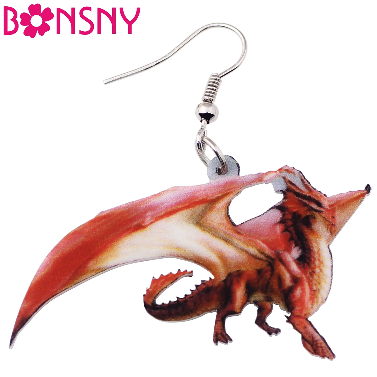 Bonsny Acrylic Pattern Drop Dangle Long Single Dragon Earring For Women New Fashion Animal Jewelry Spring Summer Accessories
Bonsny Acrylic Pattern Drop Dangle Long Single Dragon Earring For Women New Fashion Animal Jewelry Spring Summer Accessories