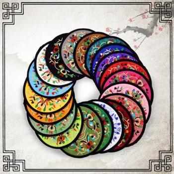 Embroidered fabric insulation coaster milk coaster tea coaster coffee cup mat Features embroidery craft
Embroidered fabric insulation coaster milk coaster tea coaster coffee cup mat Features embroidery craft