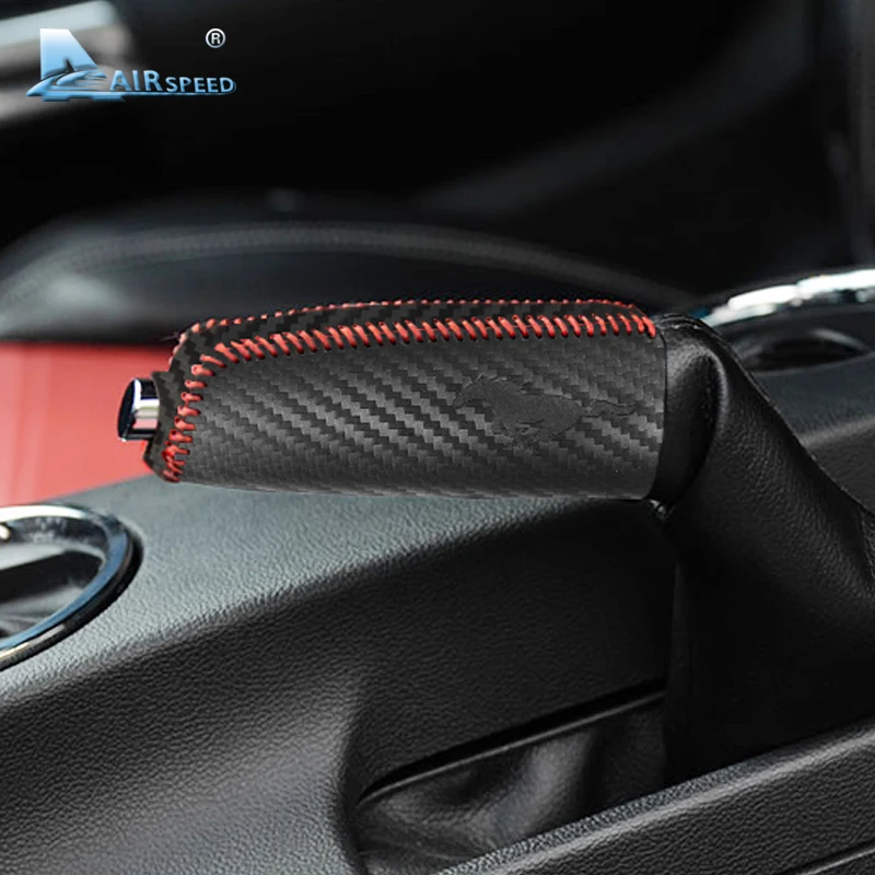 Airspeed Split Leather Handbrake Covers for Ford Mustang 2015-17 Carbon Fiber Looking Car Handbrake Grips Sleeve Car Accessories
Airspeed Split Leather Handbrake Covers for Ford Mustang 2015-17 Carbon Fiber Looking Car Handbrake Grips Sleeve Car Accessories