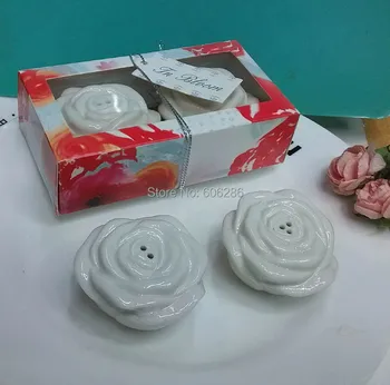free shipping 30sets=60pcs ceramic rose flower salt pepper shaker sets in gift box for wedding bridal showers party souvenirs
free shipping 30sets=60pcs ceramic rose flower salt pepper shaker sets in gift box for wedding bridal showers party souvenirs