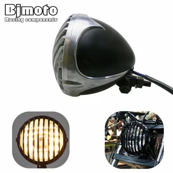 Bjmoto For Honda Harley Yamaha Suzuki Kawasaki Chopper Bobber CafeRacer Touring Bulb light Retro Scalloped Finned Headlight lamp
Bjmoto For Honda Harley Yamaha Suzuki Kawasaki Chopper Bobber CafeRacer Touring Bulb light Retro Scalloped Finned Headlight lamp