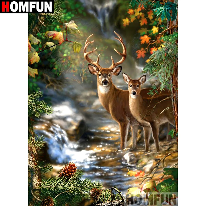 HOMFUN Full Square/Round Drill 5D DIY Diamond Painting "Animal deer landscape" Embroidery Cross Stitch 3D Home Decor A10624
HOMFUN Full Square/Round Drill 5D DIY Diamond Painting "Animal deer landscape" Embroidery Cross Stitch 3D Home Decor A10624
