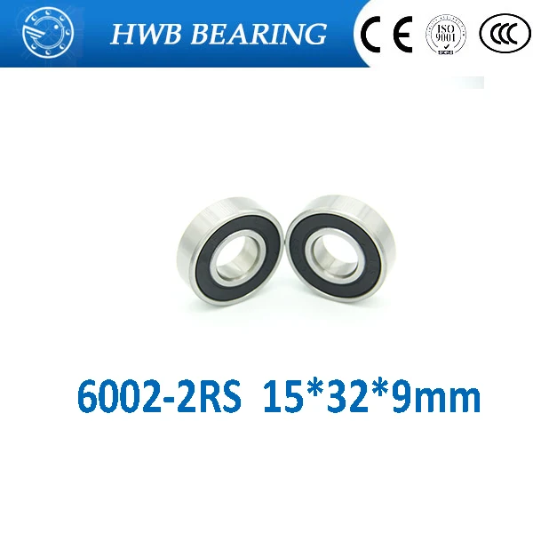 Free shipping 6002-2RS 6002RS 6002 15*32*9mm deep groove ball bearing 15x32x9mm for bicycle part
Free shipping 6002-2RS 6002RS 6002 15*32*9mm deep groove ball bearing 15x32x9mm for bicycle part