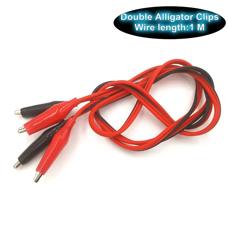 1 Set One Metre Double Alligator Clips Electrical DIY Test Leads Crocodile Clips Roach Clip Test Jumper Wire
1 Set One Metre Double Alligator Clips Electrical DIY Test Leads Crocodile Clips Roach Clip Test Jumper Wire