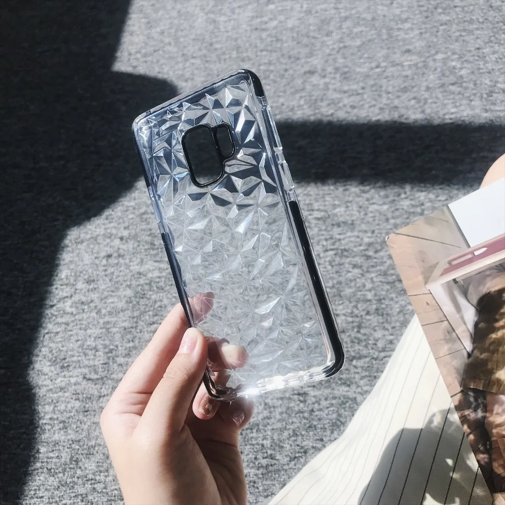 For Samsung Galaxy S8 S9 Plus Case Luxury Diamond Texture Case Transparent For Samsung S9 Cover Silicone Soft Phone Back Cases
For Samsung Galaxy S8 S9 Plus Case Luxury Diamond Texture Case Transparent For Samsung S9 Cover Silicone Soft Phone Back Cases
