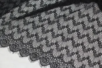 GLace 3M/Lot White Black DIY Exquisite Classic Eyelash Lace for Dress Decoration Embroidery Lace Fabric TX730
GLace 3M/Lot White Black DIY Exquisite Classic Eyelash Lace for Dress Decoration Embroidery Lace Fabric TX730