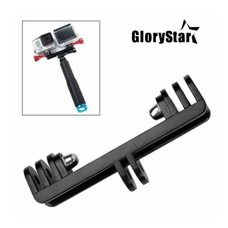 

Double Bracket Bridge Connector with Screw For Gopro hero 8 7 6 5 4 3 4s 5s OSMO Xiaoyi SJ4000 SJ5000 SJ6000 Selfie Holder Mount