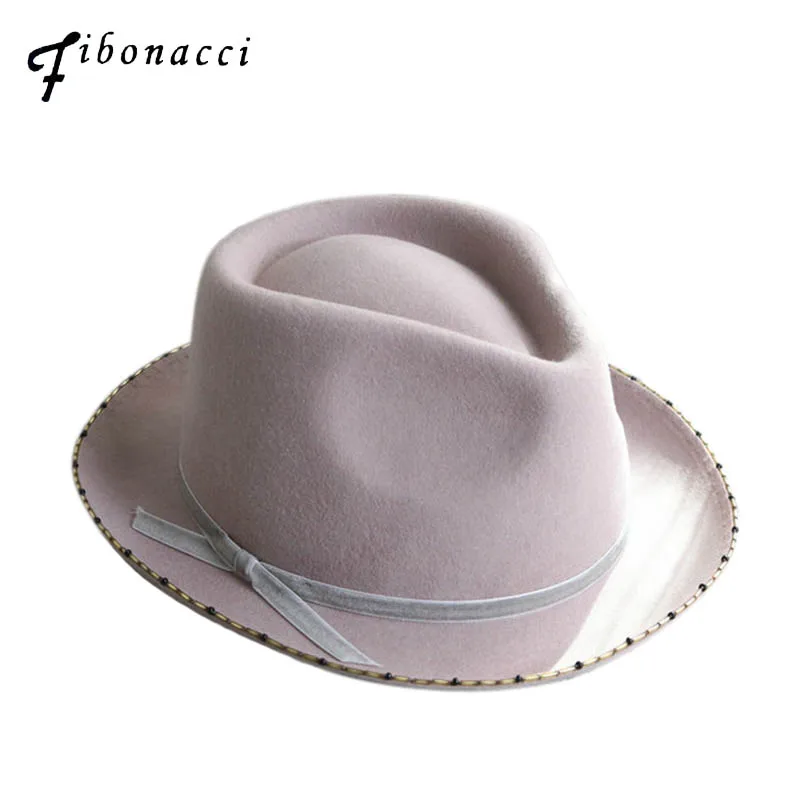 Fibonacci Wool Felt Fedoras British Style Classic Autumn Winter Hats Trilby Jewish Hat for Men Women Small Jazz Caps
Fibonacci Wool Felt Fedoras British Style Classic Autumn Winter Hats Trilby Jewish Hat for Men Women Small Jazz Caps