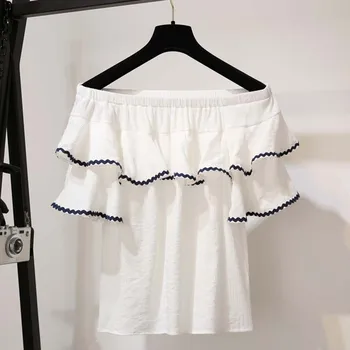 2019 Women Off Shoulder Chiffon 2 Piece Set White Blouse And Denim Skirt Matching Sets Casual Plus Size Outfits
2019 Women Off Shoulder Chiffon 2 Piece Set White Blouse And Denim Skirt Matching Sets Casual Plus Size Outfits