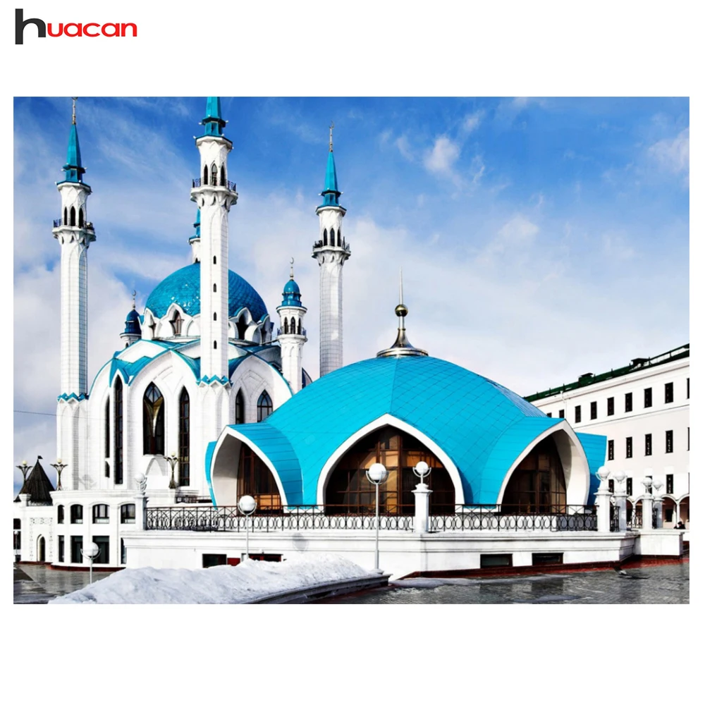 5D Diamond Painting Cross Stitch Mosque Picture of Rhinestones Diamond Embroidery Landscape Round Drill Needlework Decor Gift
5D Diamond Painting Cross Stitch Mosque Picture of Rhinestones Diamond Embroidery Landscape Round Drill Needlework Decor Gift