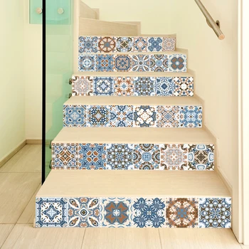 Mediterranean Style Stairs Steps Stickers Wood Tile Stair Sticker Decals Creative Self Adhesive Mural Adesivo de Parede QT054
Mediterranean Style Stairs Steps Stickers Wood Tile Stair Sticker Decals Creative Self Adhesive Mural Adesivo de Parede QT054