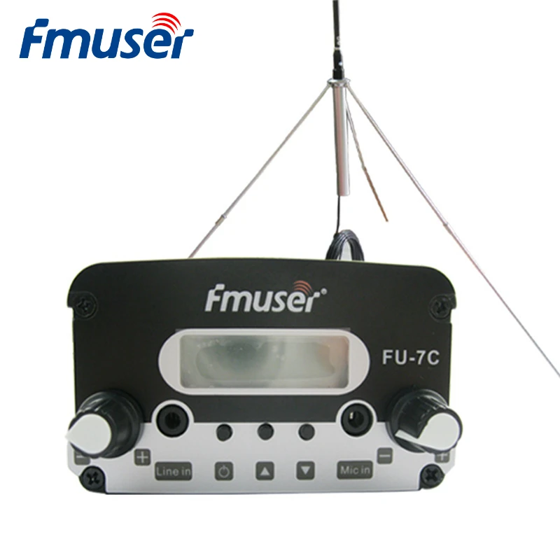 FMUSER FU-7C 7W Low Power FM Transmitter Set Wholesale FM Broadcast Transmitter For FM Radio Station/Drive-in Cinema CZE-7C
FMUSER FU-7C 7W Low Power FM Transmitter Set Wholesale FM Broadcast Transmitter For FM Radio Station/Drive-in Cinema CZE-7C