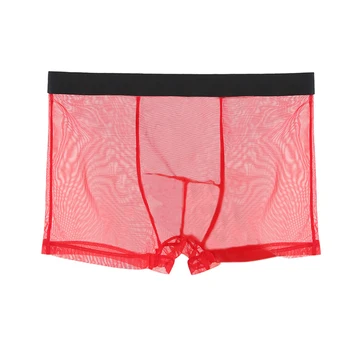 Men Ice Silk Mesh Transparent Sexy Ultra-thin Perspective Boxer Shorts Breathable Pants Underwear Non-Slip Thin Pouch Underpants
Men Ice Silk Mesh Transparent Sexy Ultra-thin Perspective Boxer Shorts Breathable Pants Underwear Non-Slip Thin Pouch Underpants