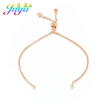 Juya DIY Bracelets Making Gold/Rose Gold Adjustable Slider Chains Accessories For Handmade Fashion Charm Bracelets Making
Juya DIY Bracelets Making Gold/Rose Gold Adjustable Slider Chains Accessories For Handmade Fashion Charm Bracelets Making