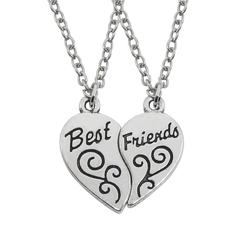 NC736 Half Love Heart Pendant Best Friends Necklace Friendship Gift For Couple colar kolye collier collares HOT Selling
NC736 Half Love Heart Pendant Best Friends Necklace Friendship Gift For Couple colar kolye collier collares HOT Selling