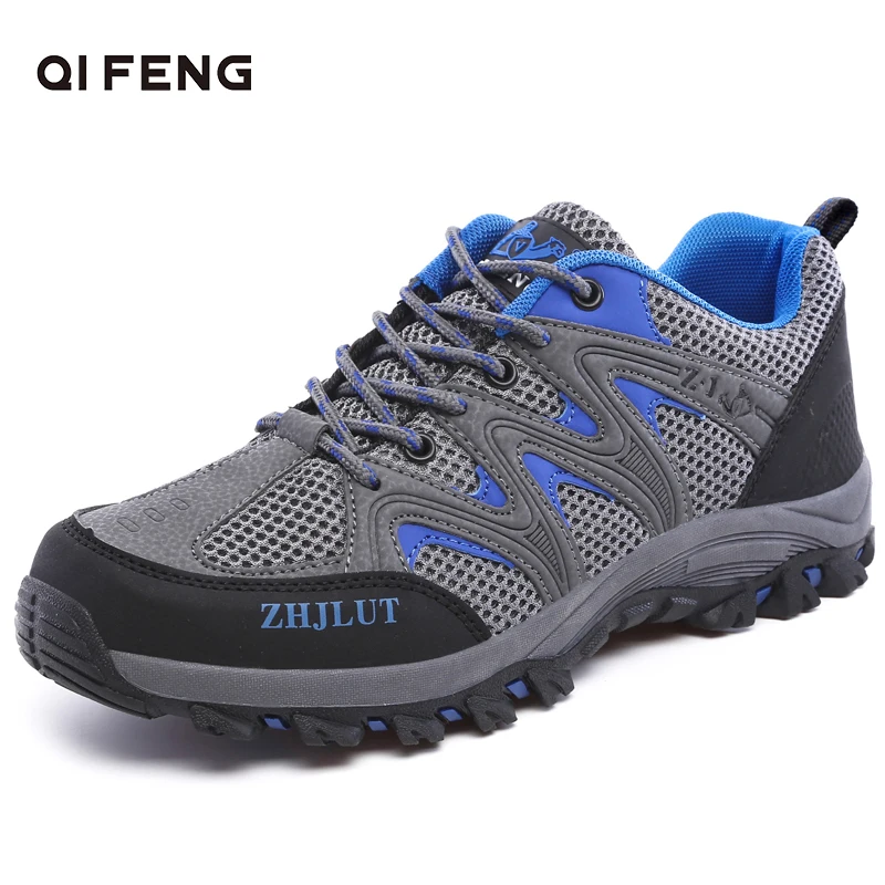 Men Women Outdoor Sports Mesh Upper Breathable Hiking Shoes, Spring Summer Wear Resisting Trekking Footwear, Rock Climbing Shoes
Men Women Outdoor Sports Mesh Upper Breathable Hiking Shoes, Spring Summer Wear Resisting Trekking Footwear, Rock Climbing Shoes