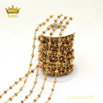 5meters Natural Wood Beads Chains Handmade Bracelet Findings,3x4mm Rondelle Wooden Loose Beads Rosary Chains Supplies ZJ182
5meters Natural Wood Beads Chains Handmade Bracelet Findings,3x4mm Rondelle Wooden Loose Beads Rosary Chains Supplies ZJ182