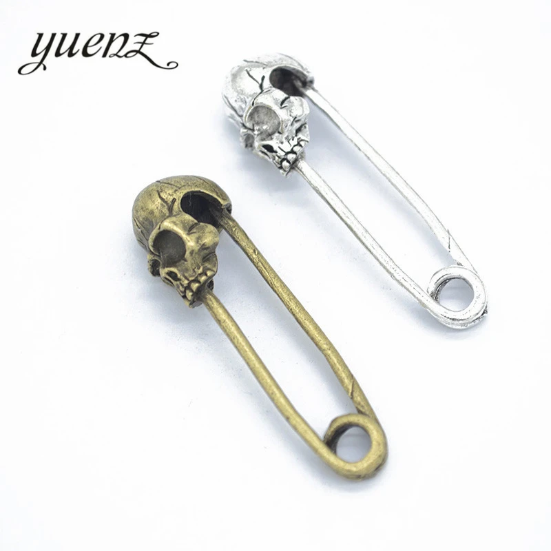 YuenZ 3 шт. 2 цвета сплав металла антикварный серебряный череп булавка Шарм, изготовление украшений DIY Ручная работа 50*14 мм J152
YuenZ 3 шт. 2 цвета сплав металла антикварный серебряный череп булавка Шарм, изготовление украшений DIY Ручная работа 50*14 мм J152