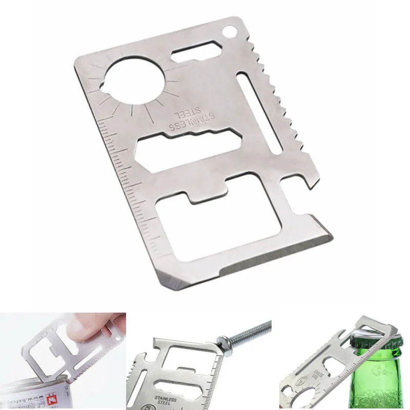 

tool beer spade A credit edc gear poker multitool pocket bottle multipurpose gadget multifunction card multi opener wallet kit