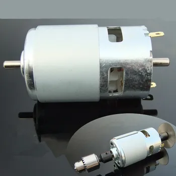 Double shaft 775 DC motor torque motor with the ball bearing table saw mill 12V24V
Double shaft 775 DC motor torque motor with the ball bearing table saw mill 12V24V