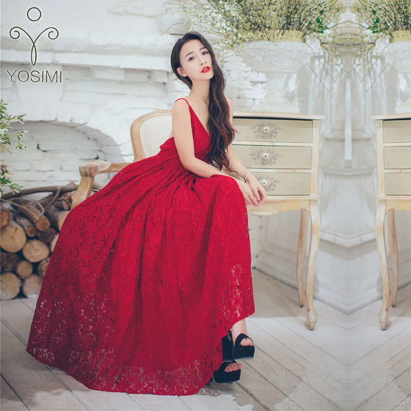 YOSIMI 2018 Summer Evening Party Lace Long Women Dress Maxi Vintage Backless Sexy Lady Strap Dress V-neck Ankle-Length Vestidos
YOSIMI 2018 Summer Evening Party Lace Long Women Dress Maxi Vintage Backless Sexy Lady Strap Dress V-neck Ankle-Length Vestidos