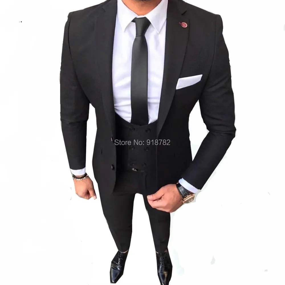 2018 Latest Coat Pant Designs Black Slim Fit Men Suit Formal Skinny Wedding Blazer Prom Gentlemen Groom Mens Tuxedo Custom Made
2018 Latest Coat Pant Designs Black Slim Fit Men Suit Formal Skinny Wedding Blazer Prom Gentlemen Groom Mens Tuxedo Custom Made