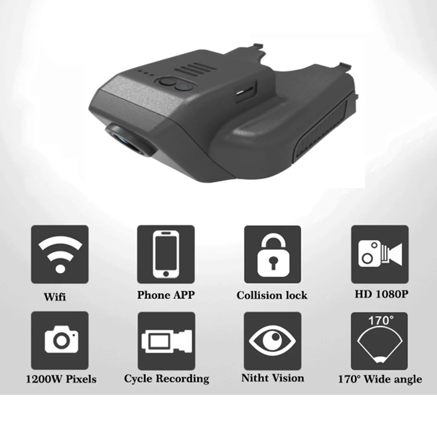 Liislee Car Driving Video Recorder Small Wireless Wifi DVR Dash Camera for Mercedes Benz R MB W251 2006~2013 Night Vision APP145