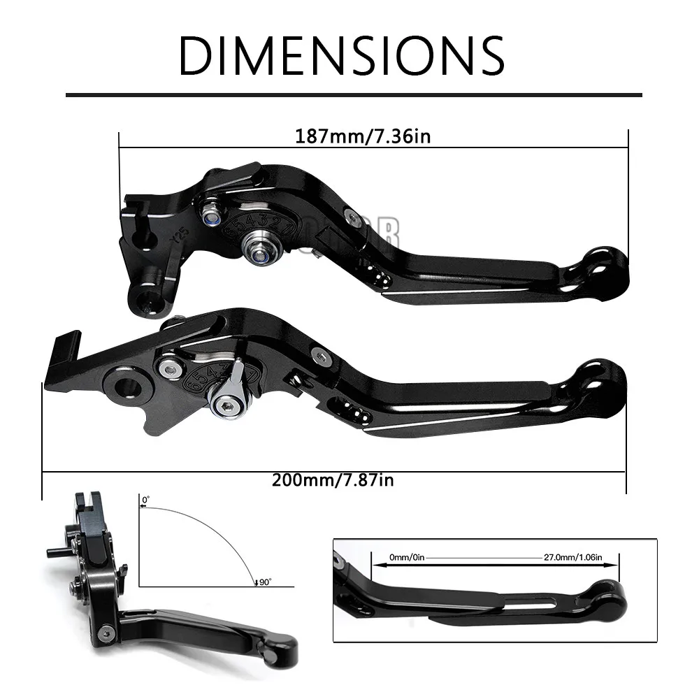 Adjustable Folding Flip Up Levers CNC titanium Honda Crosstourer 1200 2012-2016 Adjustable Folding Flip Up Levers CNC titanium Honda Crosstourer 1200 2012-2016