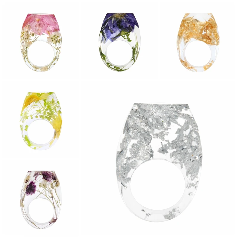 2019 New Transparent Forest Handmade Dried Flower Resin Ring Colorful Ink Pattern Scenery for Women Fashion Jewelry Ring
2019 New Transparent Forest Handmade Dried Flower Resin Ring Colorful Ink Pattern Scenery for Women Fashion Jewelry Ring