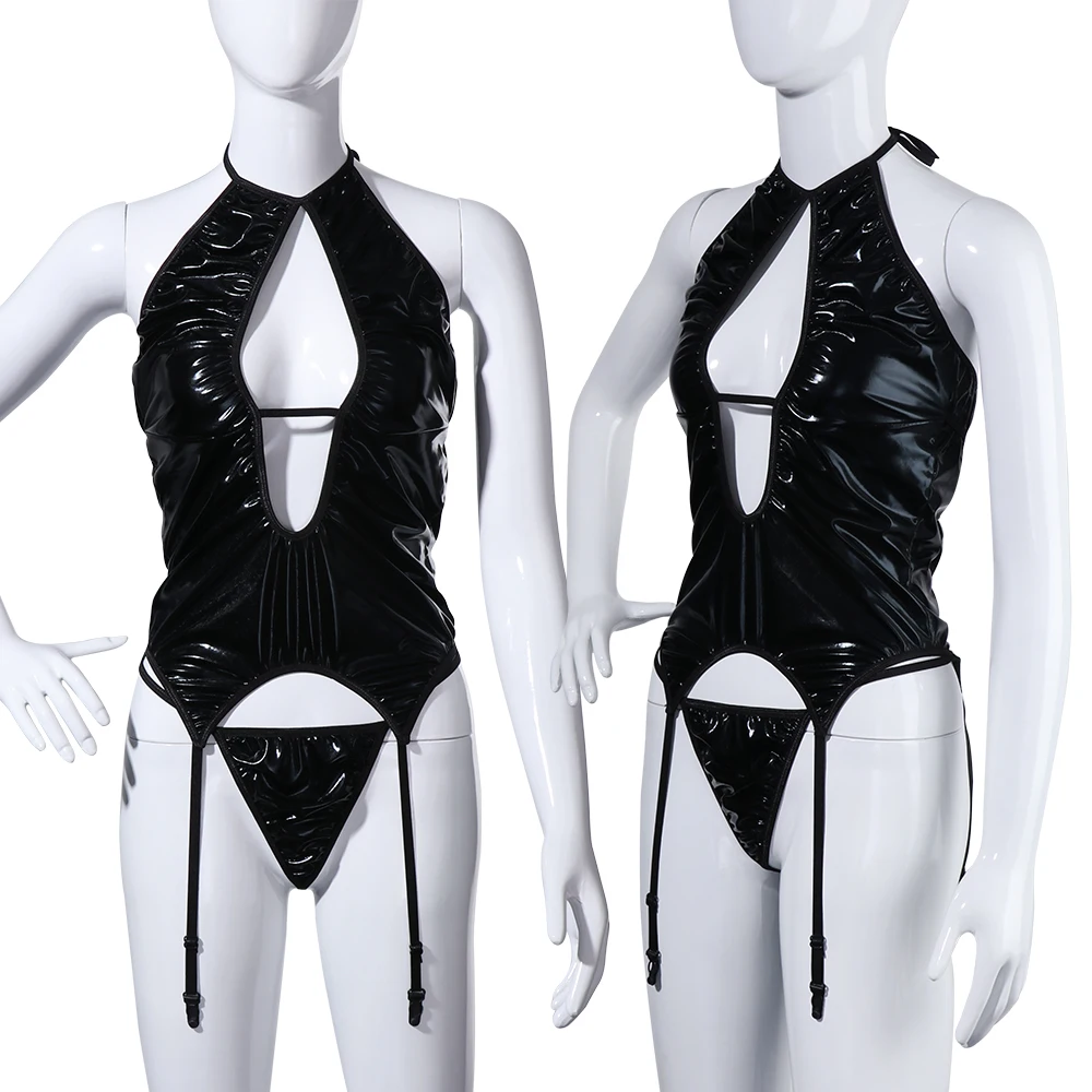2019 Women Sexy Lingerie Gothic PVC Clubwear Latex Leather Female Costume Bodysuit Jumpsuit Cosplay Fancy Dress Plus Size M-4XL
2019 Women Sexy Lingerie Gothic PVC Clubwear Latex Leather Female Costume Bodysuit Jumpsuit Cosplay Fancy Dress Plus Size M-4XL