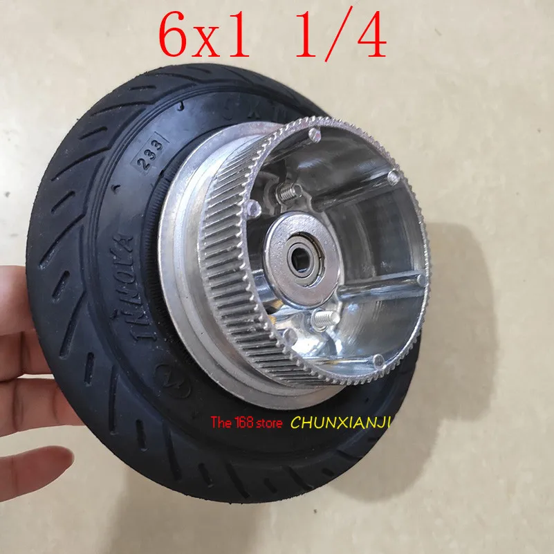 Super 150MM Wheel Aluminium Hub 6x1 1/4 tyre wheel Inner Tube Electric Scooter 6 Inch Pneumatic Tire Electric scooter belt size
Super 150MM Wheel Aluminium Hub 6x1 1/4 tyre wheel Inner Tube Electric Scooter 6 Inch Pneumatic Tire Electric scooter belt size