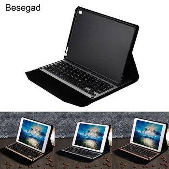 Besegad Wireless Bluetooth Keyboard Stand Holder Cover Case Shell Skin Bracket for Apple iPad Air 2 Pro New i Pad 2017 9.7 Inch
Besegad Wireless Bluetooth Keyboard Stand Holder Cover Case Shell Skin Bracket for Apple iPad Air 2 Pro New i Pad 2017 9.7 Inch