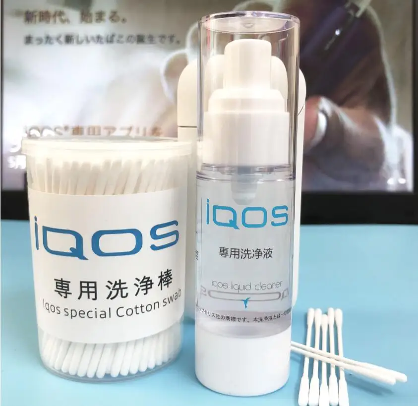 Daily use New design detergent and Cleaning cotton swab for IQOS electronic cigarette, high quality free shipping
Daily use New design detergent and Cleaning cotton swab for IQOS electronic cigarette, high quality free shipping